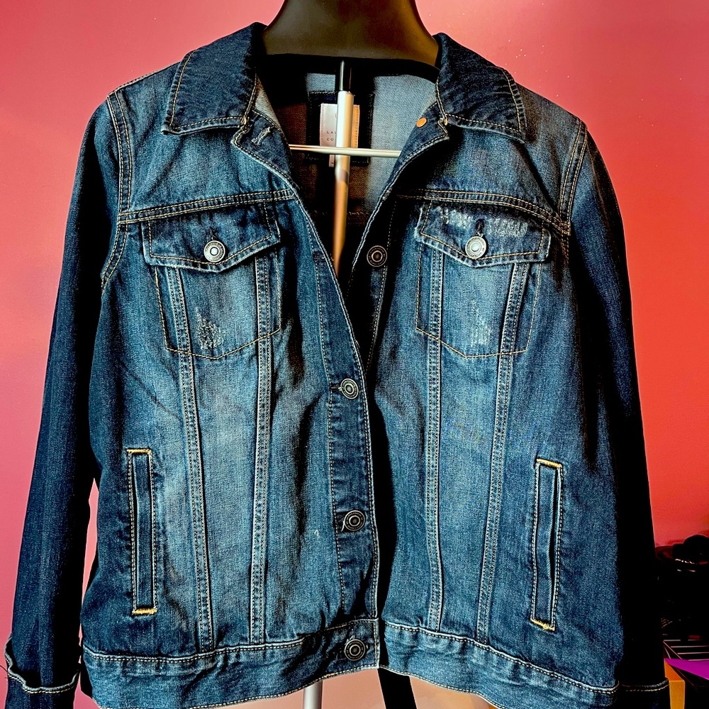 NWOT LC Lauren Conrad Jean Jacket